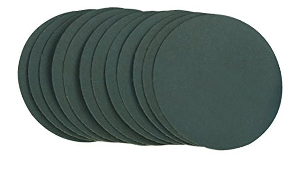 PROXXON 2000 Grit Super Fine Sanding Discs, 50mm diameter, silicon carbide material, hook & loop backing, pack of 12
