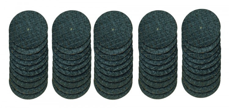 Proxxon 22mm Aluminium Oxide Cutoff Wheel in action, cutting through metal and hard materials