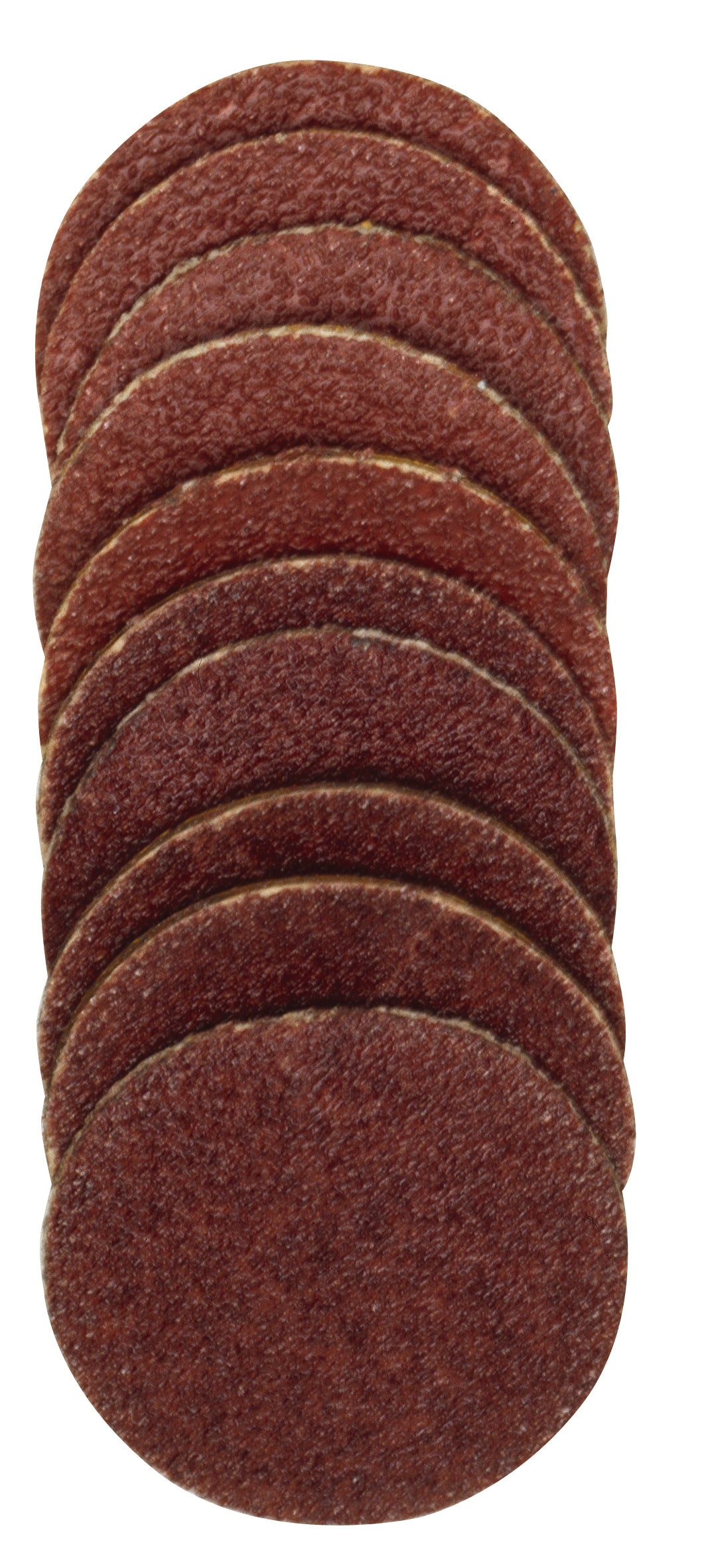 PROXXON 20 Corundum Sanding Discs 18mm for Rotary Tools on white background