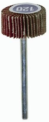 PROXXON Flap Wheel Sanders 120 Grit for Rotary Tools in use on tight corners