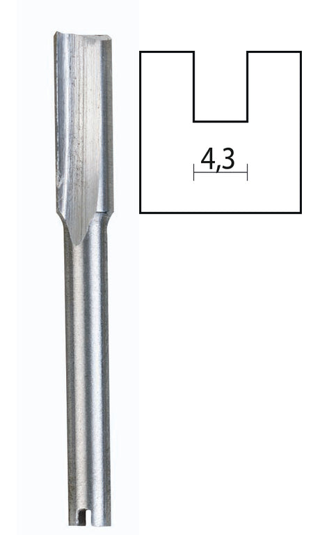 PROXXON 4.8mm Slot Cutter for Micro Shaper, HSS wood router cutter for precise wood and fibreboard shaping