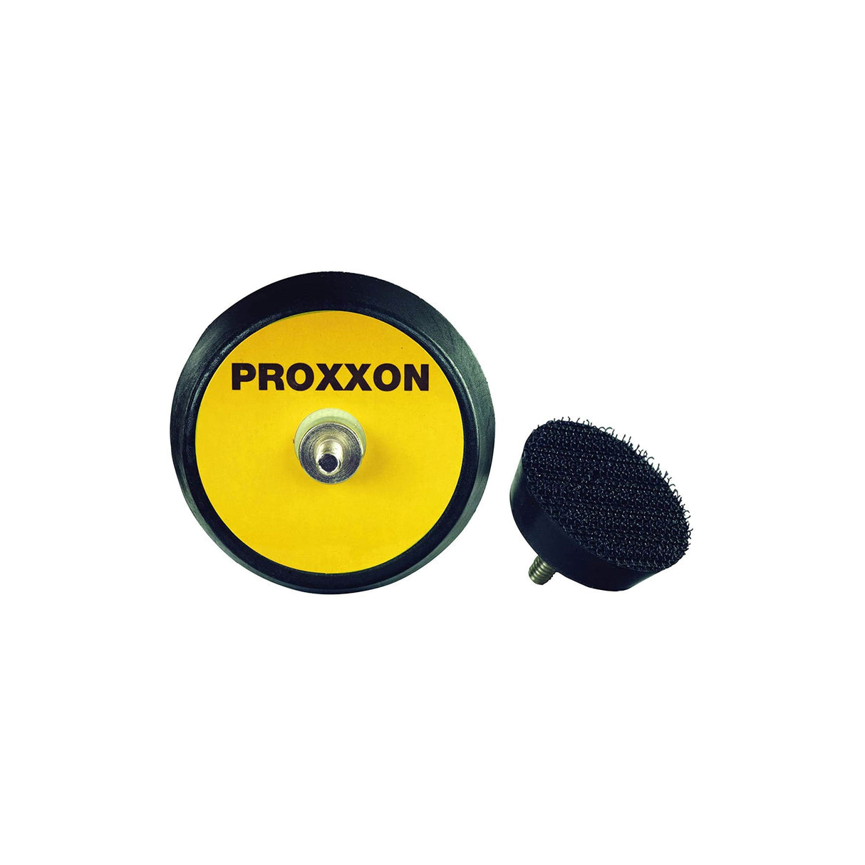 PROXXON Foam Backing Pad 30mm with Hook & Loop Fastening for Corundum Sanding Discs and Fleece, compatible with MICROMOT Polishers WP/A and EP/A