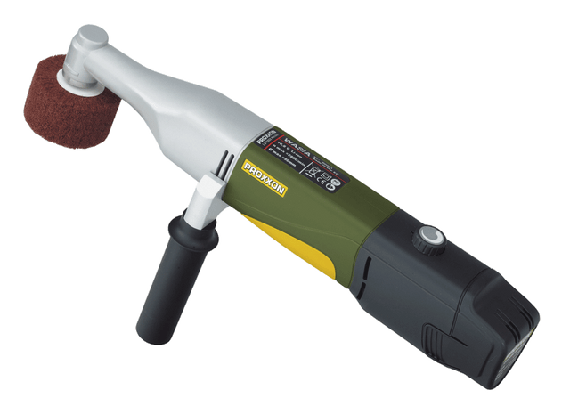PROXXON MICROMOT WAS/A Cylinder Sander Kit in action, perfect for precision finishing in tight spaces