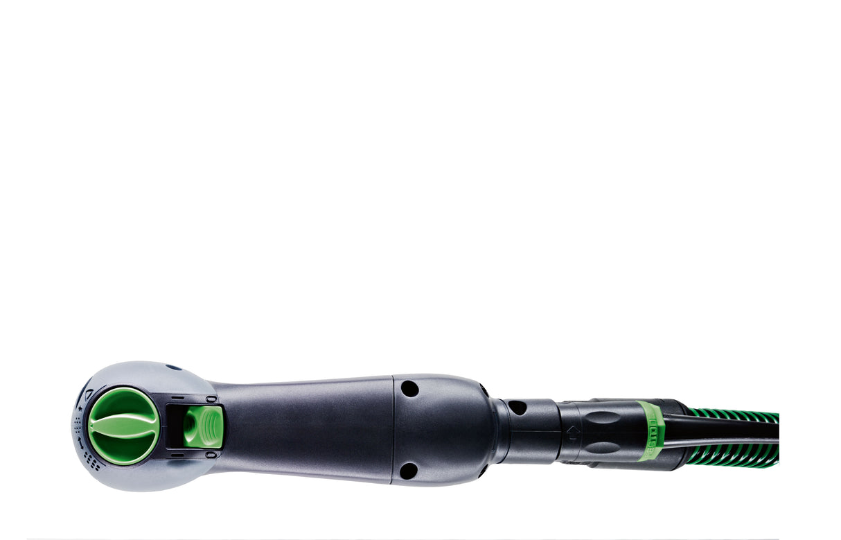 Festool RO 90mm ROTEX 4-in-1 sander in Systainer, showcasing ergonomic design and versatile sanding capabilities