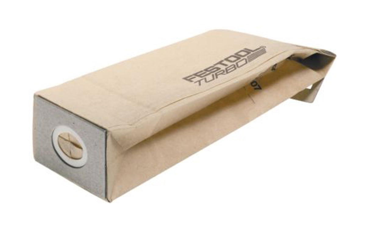 Festool ETS 150/RS Replacement Dust Bags, pack of 5 in use