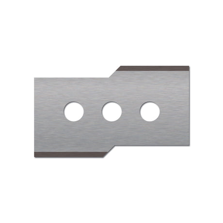 FastCap Replacement Blades 5 Pack for SafeCut Mouse Cutter in use with SafeCut Ruler at an angle