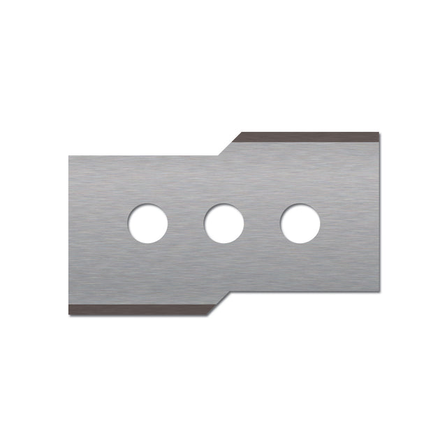 FastCap Replacement Blades 5 Pack for SafeCut Mouse Cutter in use with SafeCut Ruler at an angle