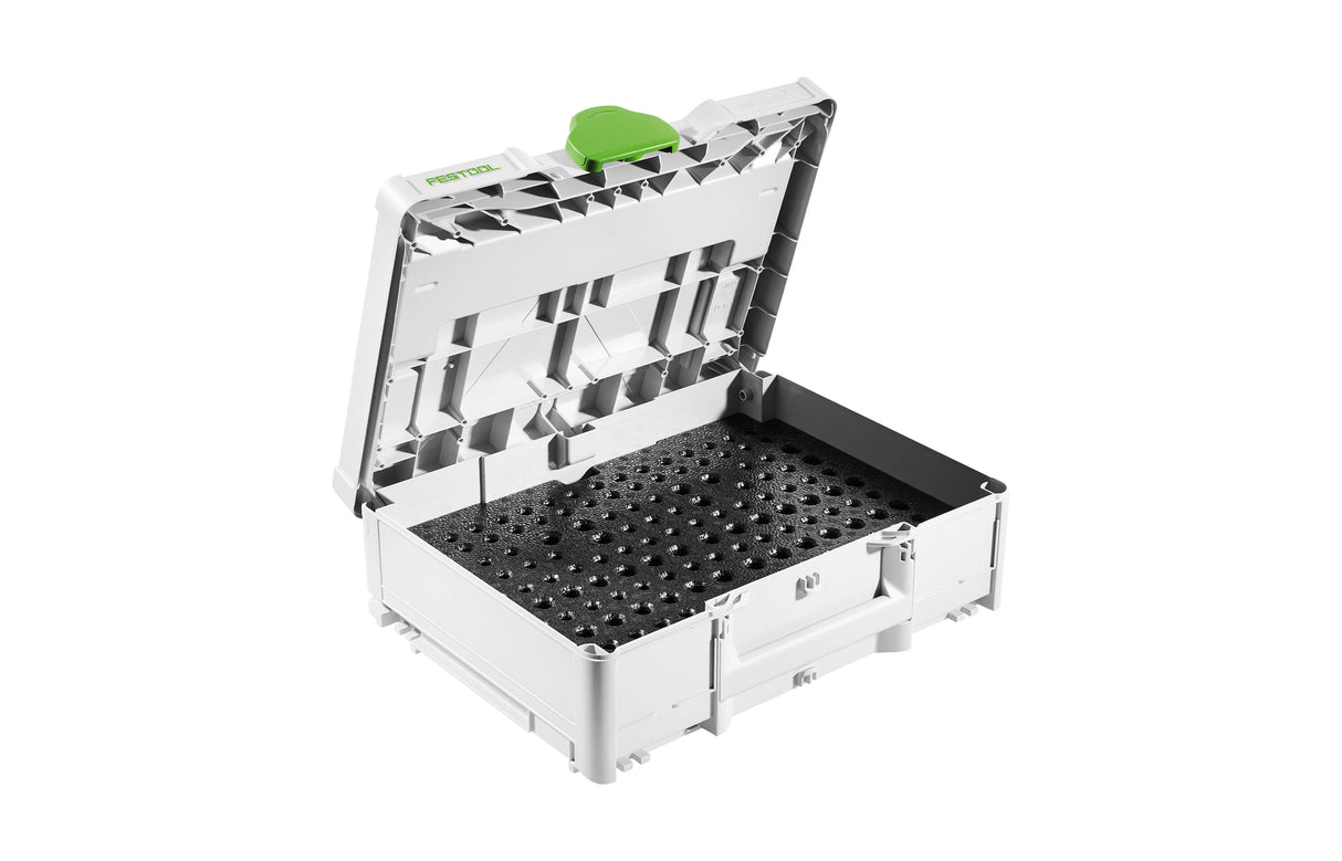 Festool Systainer3 SYS 1 Router Cutter Storage Box - Organised router bit storage insert in Australian woodworking tools store
