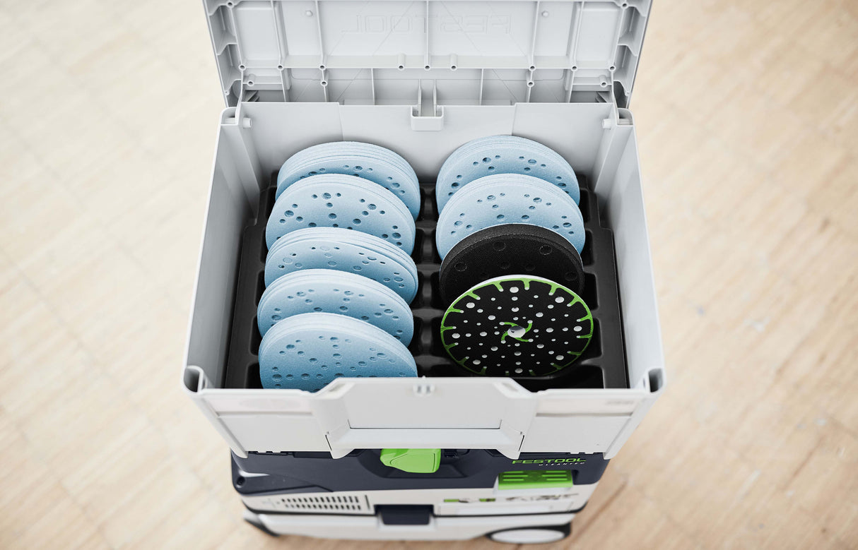 Festool Systainer3 SYS 3 10 Slot Abrasives Magazine Application View