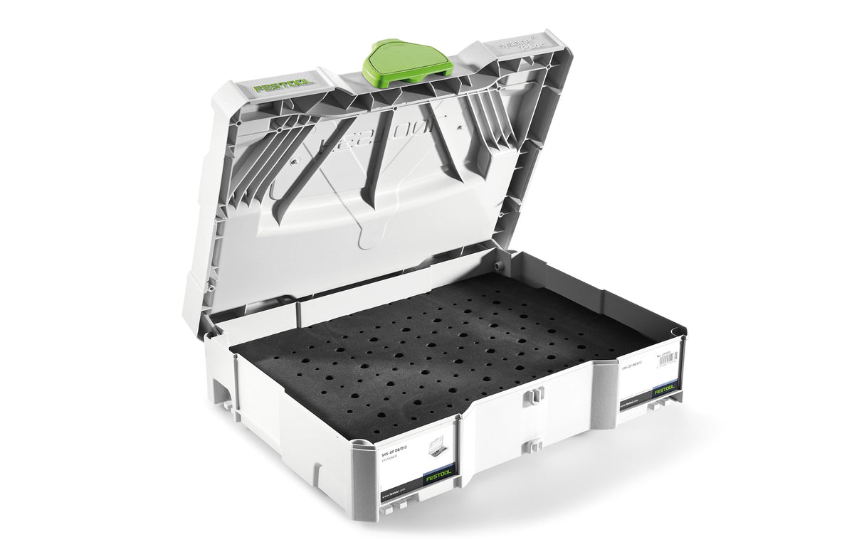 Festool Systainer3 SYS 1 Router Cutter Storage Box with organized router bits insert in Australian woodworking tools store