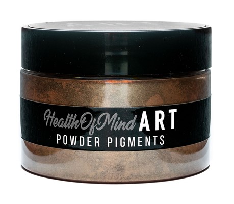 Health of Mind Art Pearlescent Pigment Powder - Copper Brown