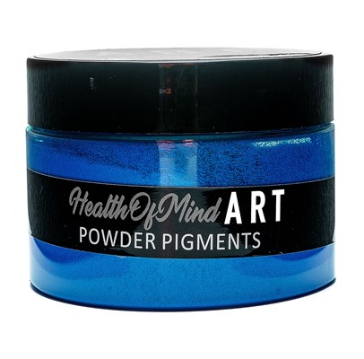 Health of Mind Art Pearlescent Pigment Powder - Electric Blue
