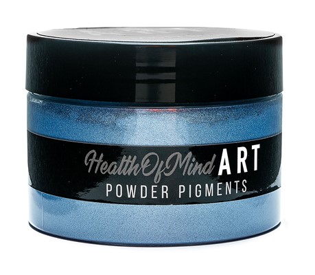 Health of Mind Art Pearlescent Pigment Powder - Misty Blue