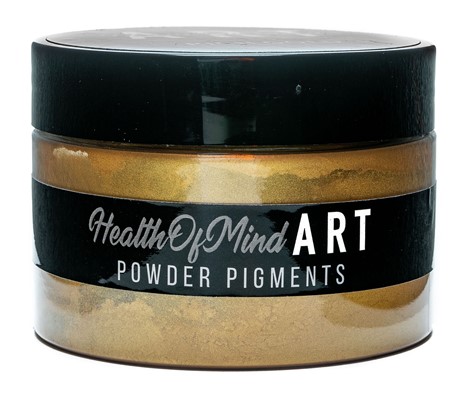 Health of Mind Art Pearlescent Pigment Powder - Rich Gold