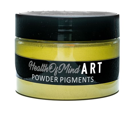 Health of Mind Art Pearlescent Pigment Powder - Sunflower Yellow