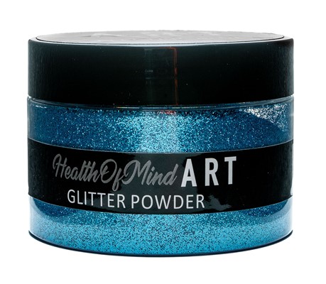 Health of Mind Art Glitter Powder - Electric Blue