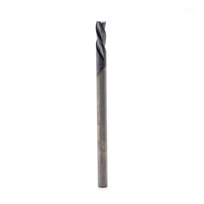 Torquata 1/4in Shank Triple Flute Solid Carbide Extra Long 2D & 3D ZrN Coated Carving CNC Bit