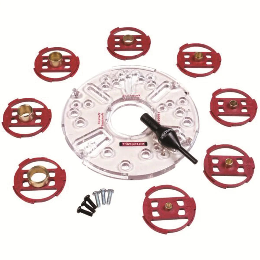 Router Template Guides and Base Plates