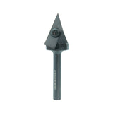Torquata 45 Degree Carbide Insert V-Groove Router Bit 1/4in Shank