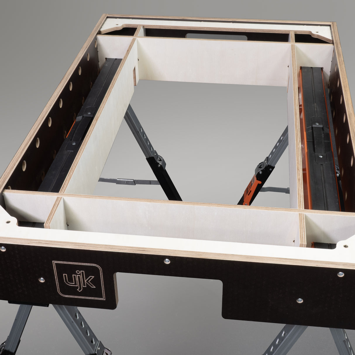 UJK Multifunction Workbench + UJK Sawhorses + UJK HDF Valchromat Top for Parf Dogs