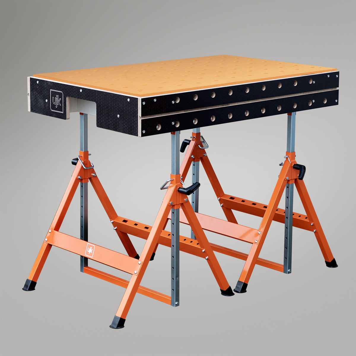 UJK Multifunction Workbench + UJK Telescopic Trestles + UJK HDF Valchromat Top for Parf Dogs