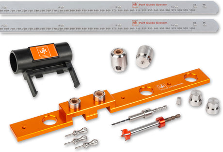 UJK Parf MK II Guide System Storage Case with Foam Insert in T-LOC Systainer - Organized storage solution for woodworking tools