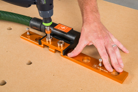 UJK Parf MK II Guide System Storage Case with Foam Insert - Organized interior foam for storing woodworking tools