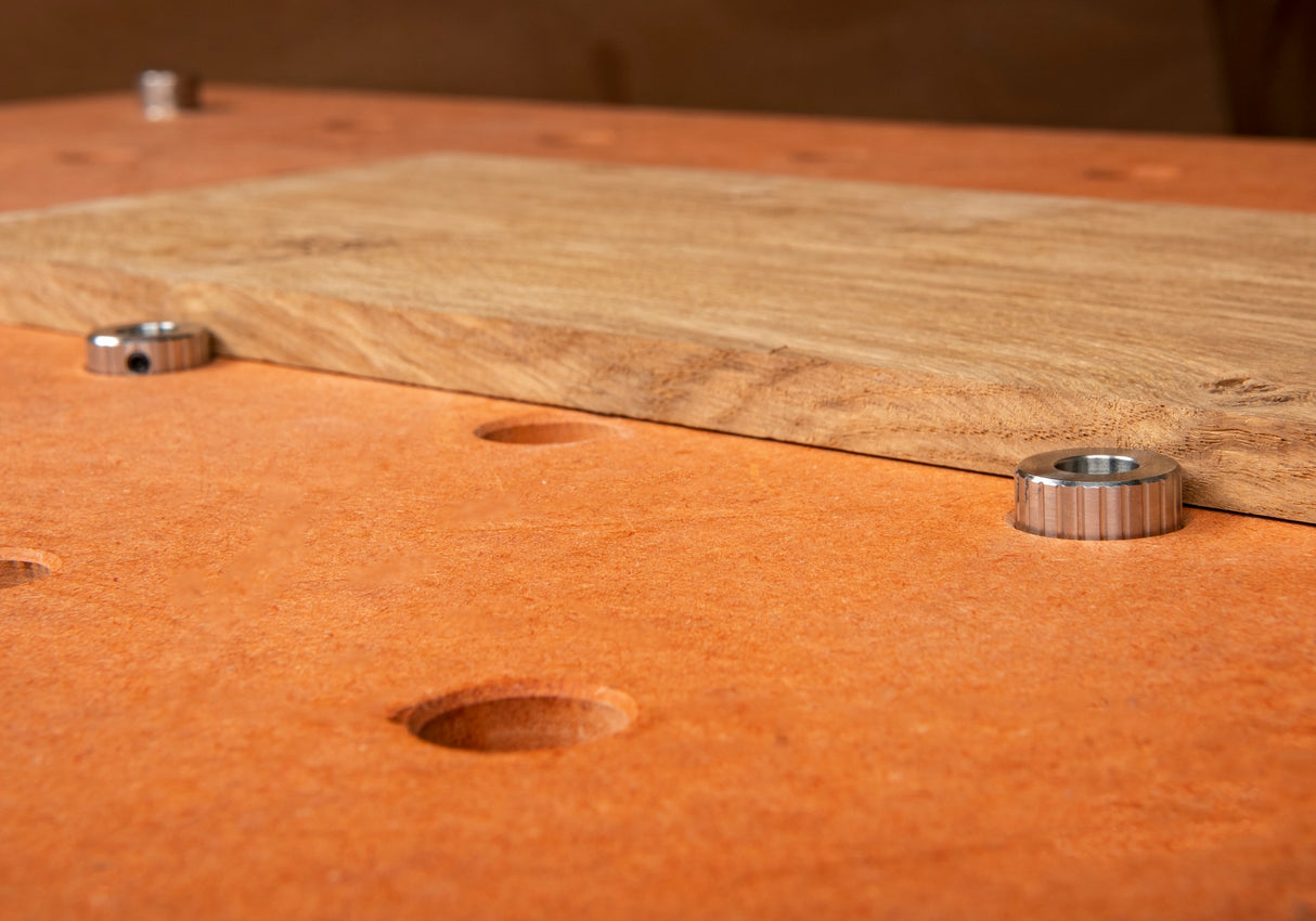 UJK Parf Repeat Stop Suits 20mm Dog Hole Workbenches suits Power Guide Rails