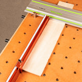UJK Fence And Length Stop For Guide Rail Saws suits 20mm Dog Hole Workbenches