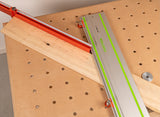UJK Fence And Length Stop For Guide Rail Saws suits 20mm Dog Hole Workbenches