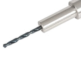 UJK Parf Guide System MK II Centrotec Shaft & 3mm Drill in use with UJK Parf Sticks for creating dog hole grid