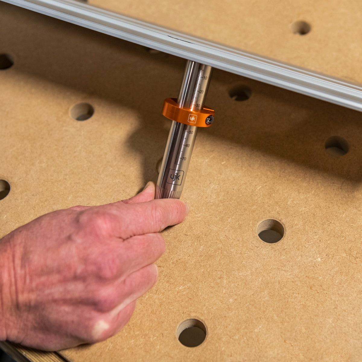UJK 20mm Guide Rail Bench Dogs For Bosch and Mafell Guide Rails Pack of 2