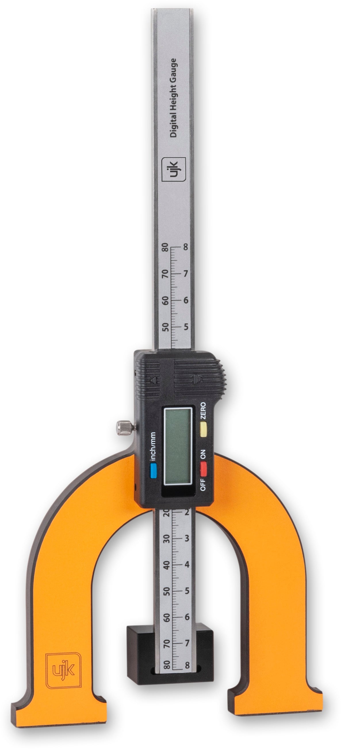 UJK Digital Height Gauge with 55mm Vertical Range crafted from phenolic sheet, ideal for precise cutting depth settings