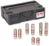 UJK Set of 8 Expanding 20mm Bench Dogs with Mini Systainer