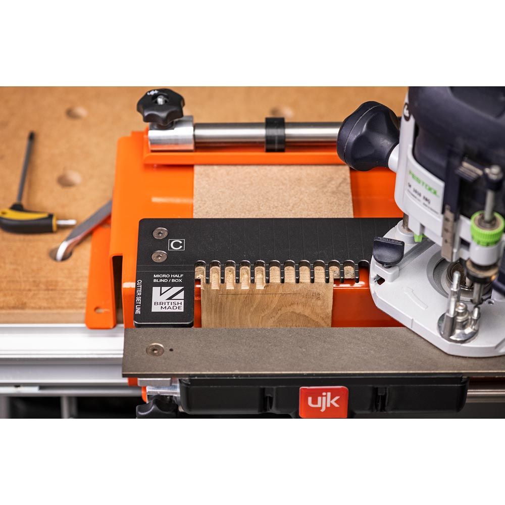 UJK Fine Pitch 6mm Comb Set for Universal Dovetail Router Jig