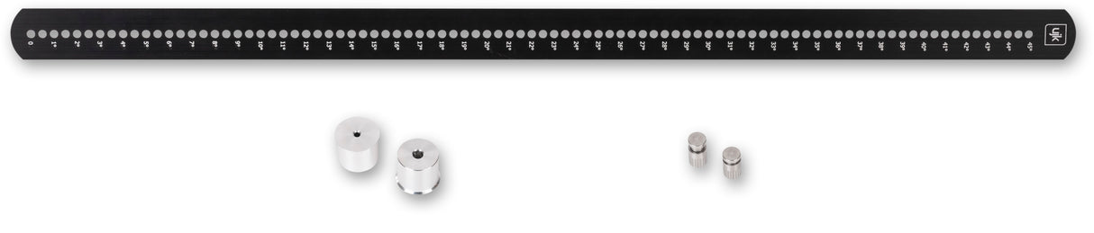 UJK Parf Protractor 0.5 Degree Increments Laser Engraved Aluminium