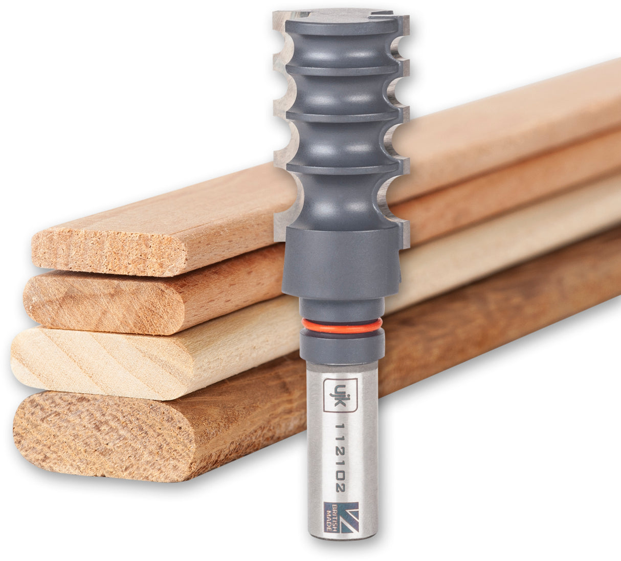 UJK Loose Tenon Router Cutter for 4, 5, 6 and 8mm Profiles 1/2in Shank