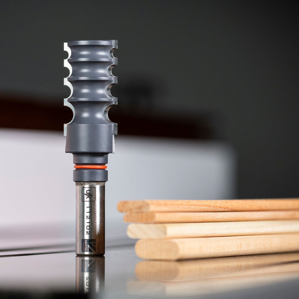 UJK Loose Tenon Router Cutter for 4, 5, 6 and 8mm Profiles 1/2in Shank