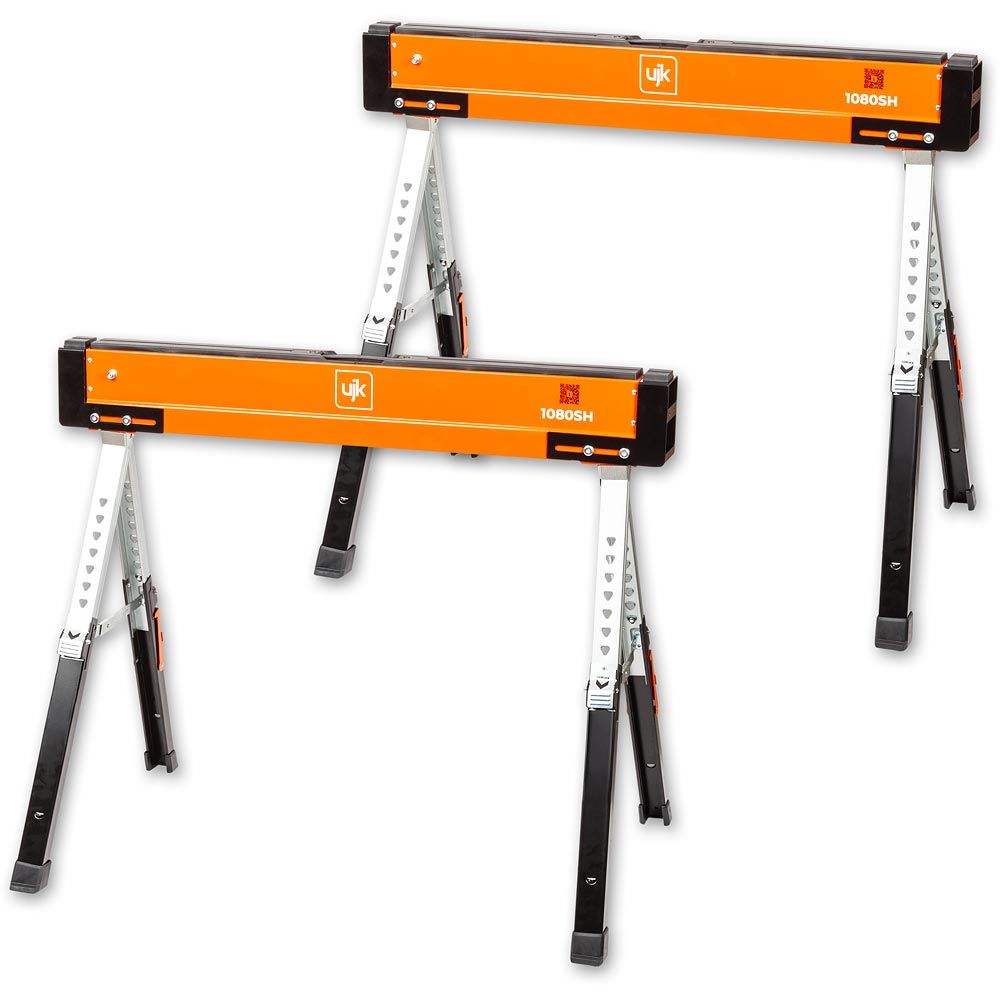 UJK Sawhorses Portable Work Support Set of Two