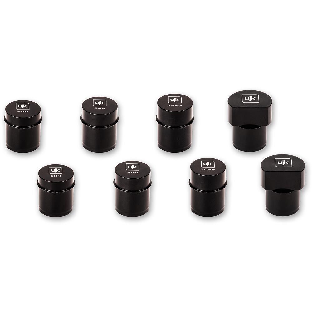 UJK Complete Set of Low Profile Bench Dogs 20mm Diameter Pack of Eight