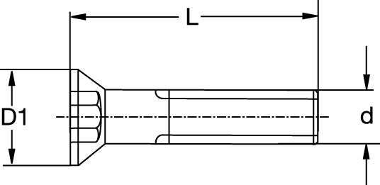 RAMPA Countersunk Bolts M8 x 20mm Pack of 10