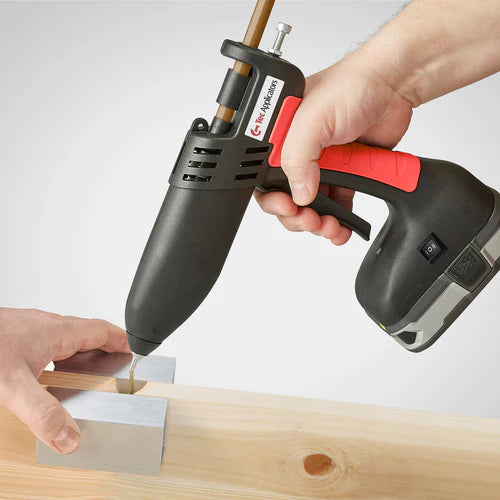 Power Adhesives Tec 808 Wood Repair Kit Hot Glue Gun with Makita Battery Adapter