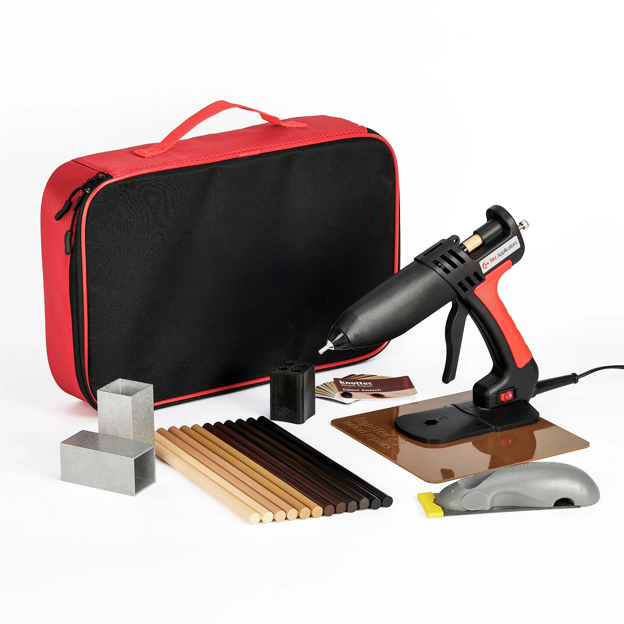 Power Adhesives Tec 806 Wood Repair Kit 12mm Hot Glue Gun Corded