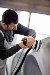 Festool 90mm x 15mm Soft Interface Pad angled view, suitable for delicate surface sanding on woodworking tools store