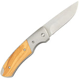 85mm Festool Woodworking Knife with olive wood handle, crafted with 3Cr13 stainless steel