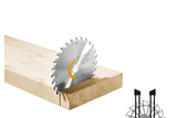 Festool 168mm 28-Tooth Universal Saw Blade for TS 60 K, TSV 60 K, CSC-SYS 50 - High-quality steel with fine grain carbide teeth