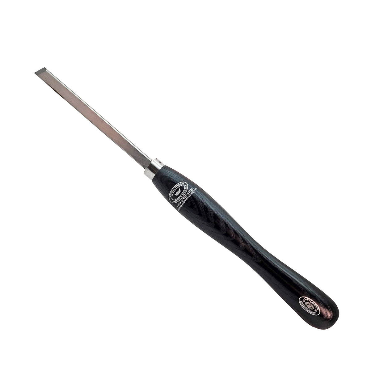Crown Rolled Edge Skew Chisel 13mm M2 Cryogenic Steel Woodturning Tool