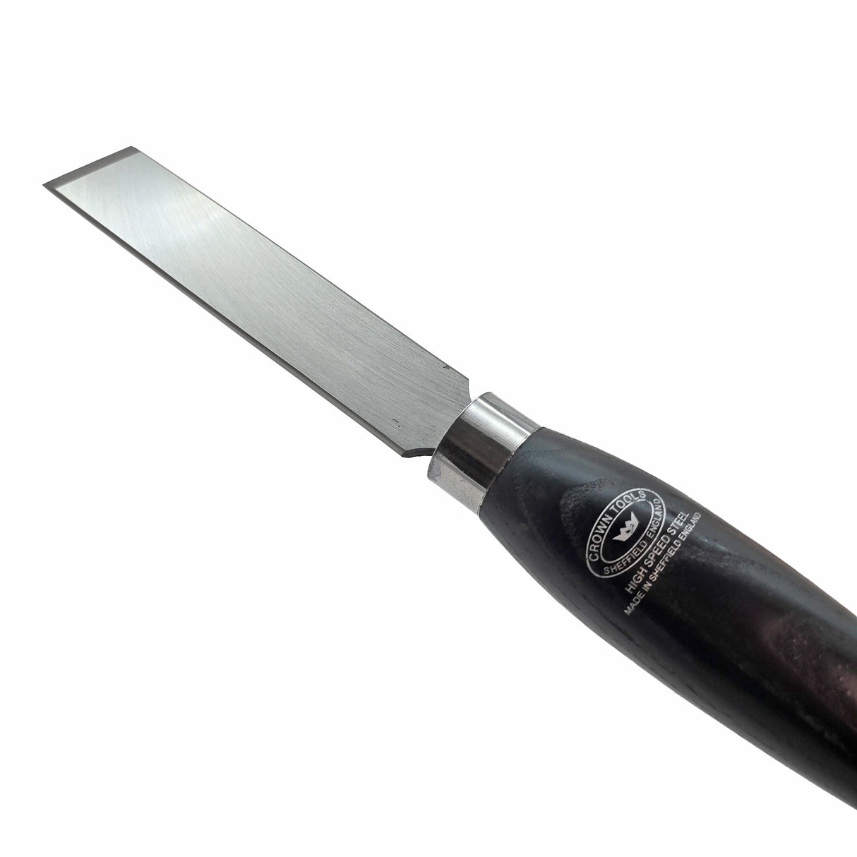 Crown Rolled Edge Skew Chisel 25mm M2 Cryogenic Steel Woodturning Tool