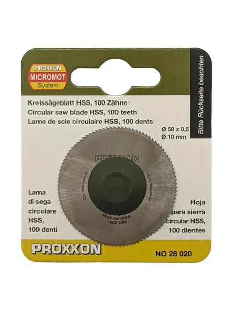 PROXXON HSS Circular Saw Blade 50mm Diameter Suits KS-230 Benchtop Mini Table Saw