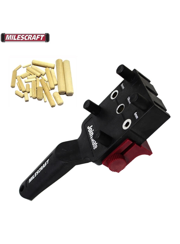 Milescraft Joint Mate Dowelling Jig Adjustable Self-Centering Metric Dowel Jig